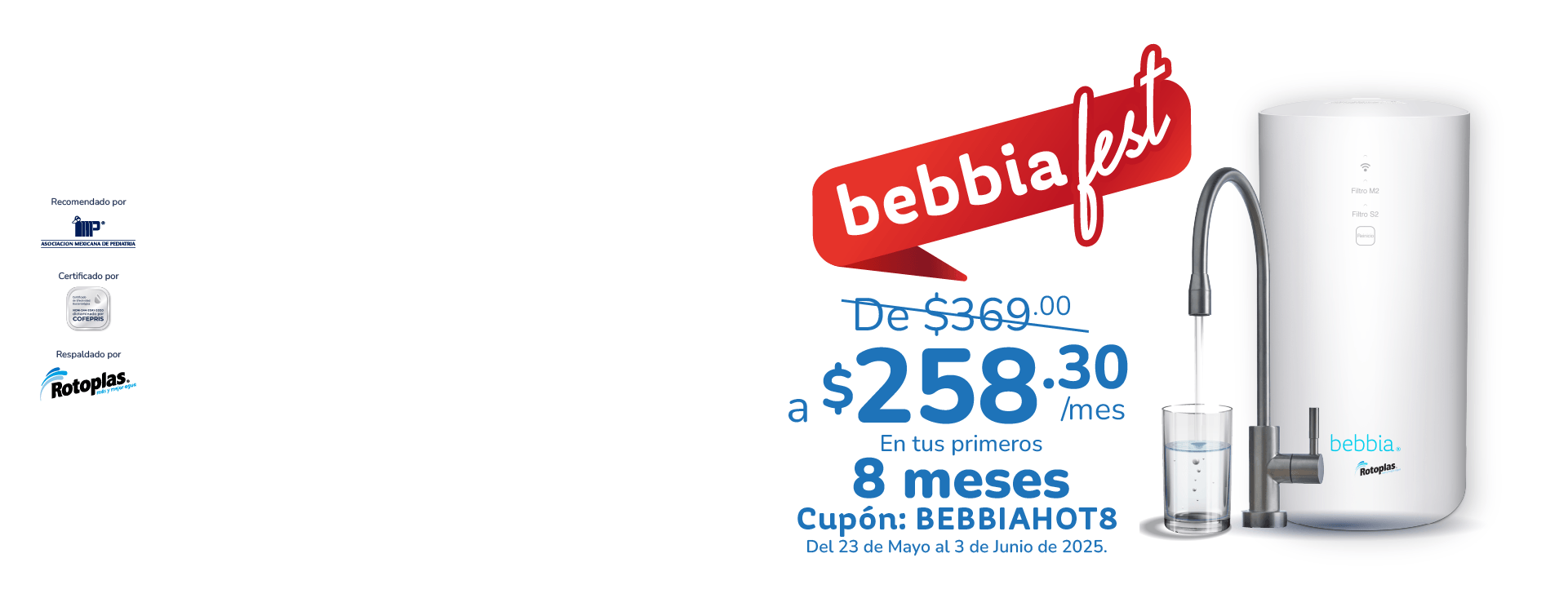 <p>Menos plástico,</p>